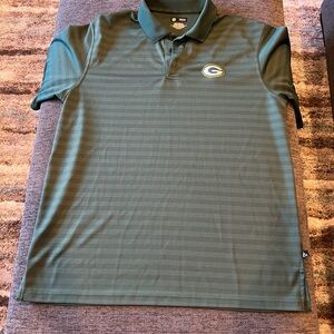 NFL Green Polo Shirt with Team Logo